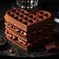 Midnight Royale Waffle